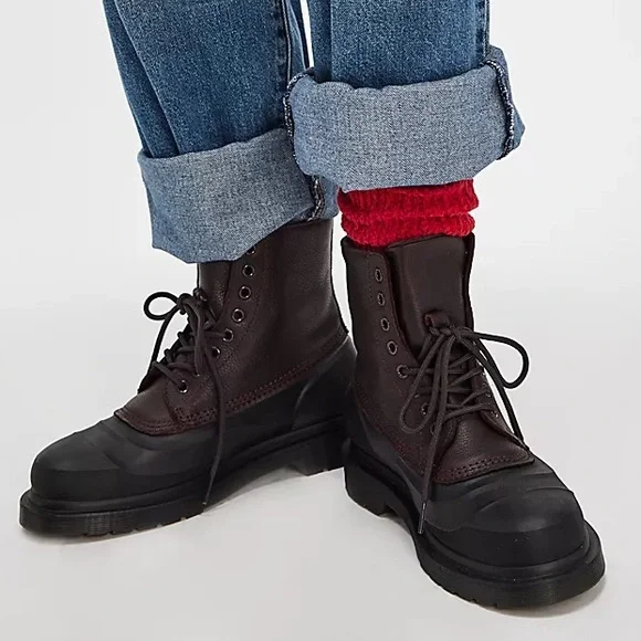 Dr. Martens 1460 Sub Newlands Lace-Up Boots in Oxblood - Picture 2 of 3